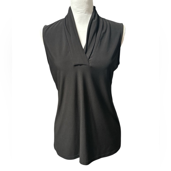 Anne Klein V-Neck Sleeveless Top Size Medium - Picture 2 of 6